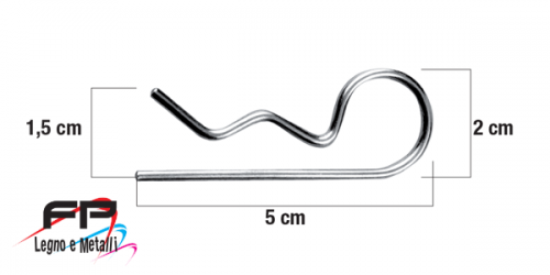Coppiglia singola per motore ø 45 e ø 55